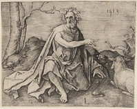 KG 01866
<br/>
Johannes de Doper in de woestijn
<br/>
<em>Leyden, Lucas van (1494-1533)</em>